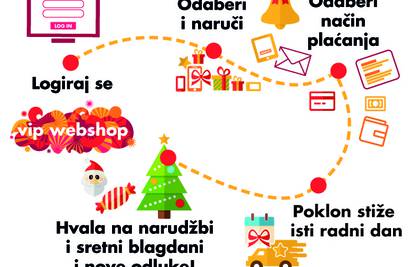 Narudžba i dostava isti dan za kupovinu putem Vip webshopa