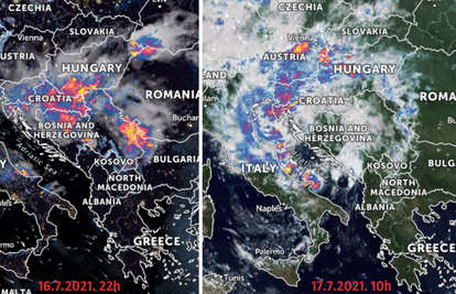 Karta padalina diljem Europe: Evo kako je jako nevrijeme iz Njemačke stiglo i u Hrvatsku