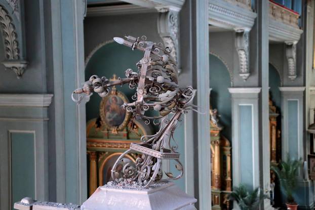 Zagreb: Bazilika Presvetog Srca Isusovog u Palmotićevoj ulici koja je uništena u potresu