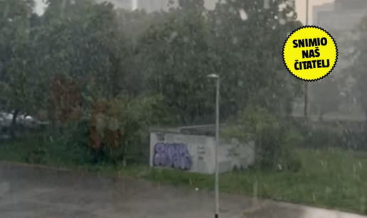 Nevrijeme je pogodilo Zagreb! Padala i tu&ccaron;a. Pogledajte video