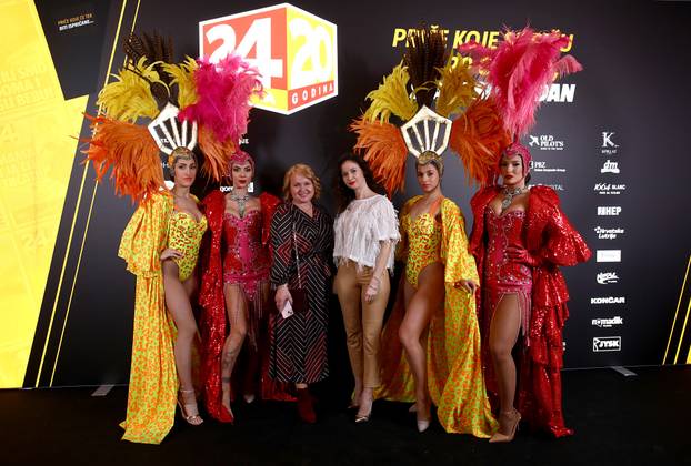 Zagreb: Dolazak uzvanika na proslavu 20. rođendana 24sata