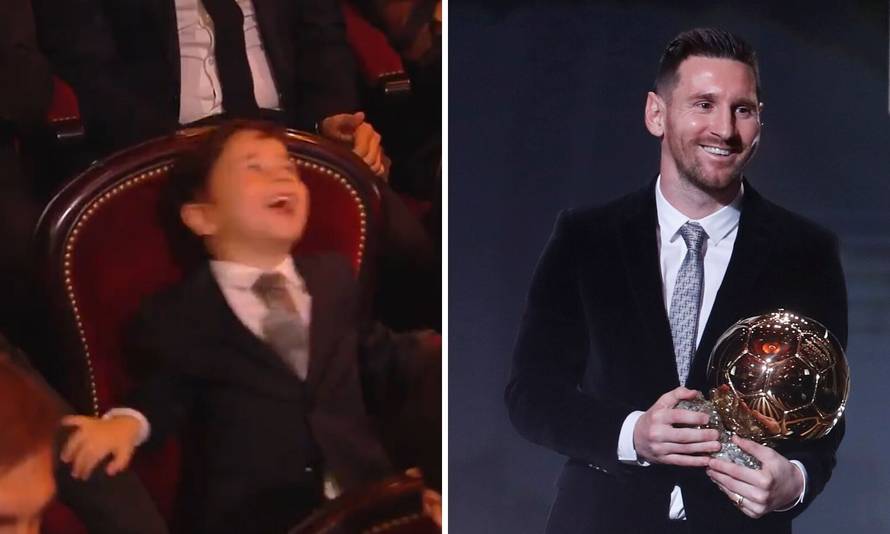 Urnebesni Messijev sin opet je ukrao šou! 'Da, da, to je tata...'