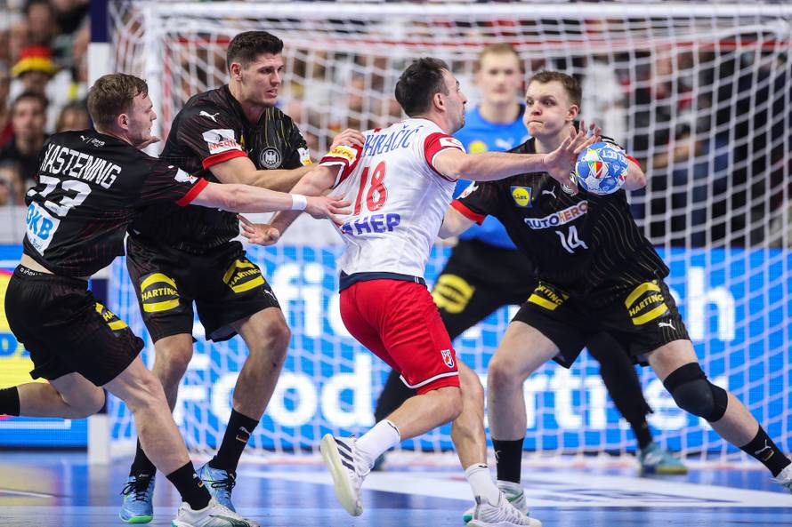 Koeln: Susret Njemačke i Hrvatske na Europskom prvenstvu u rukometu