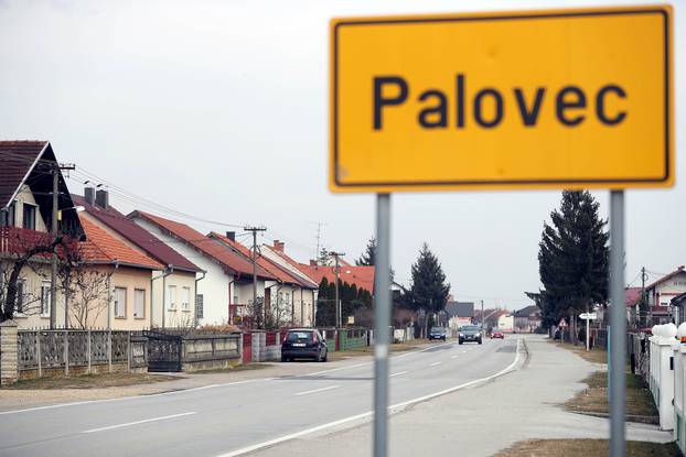 Ulazak u selo Palovec