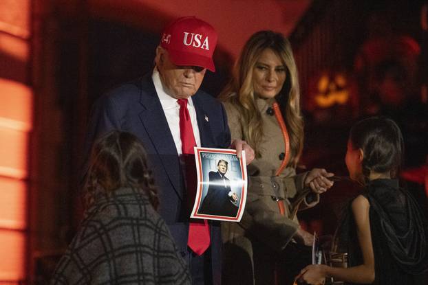 President Trump, First Lady Melania Trump Host White House Halloween Event