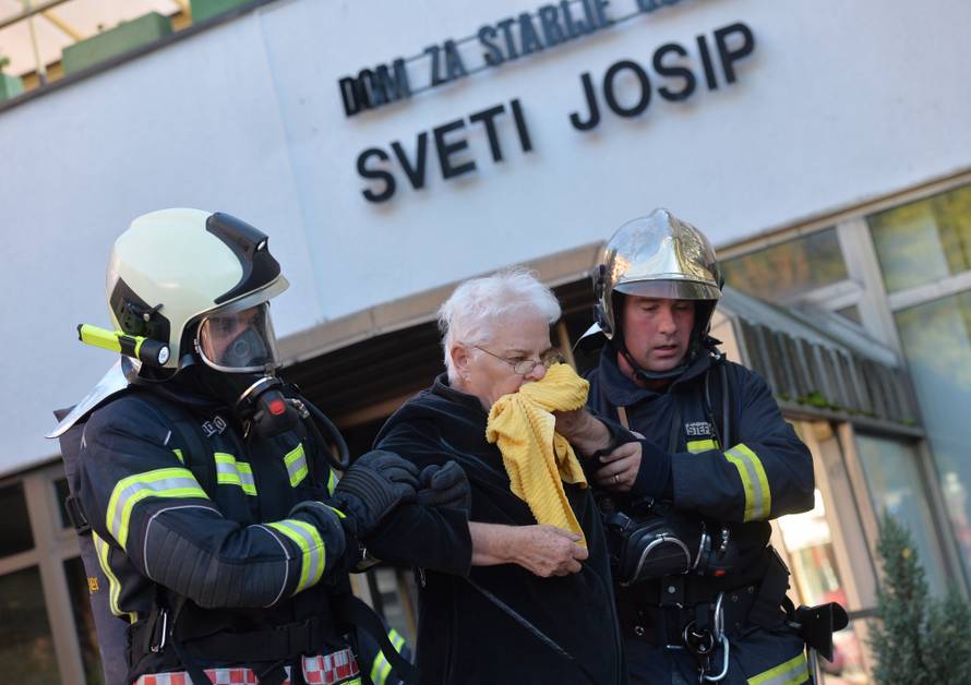 Zbog požara evakuirali Dom za starije Sveti Josip u Zagrebu