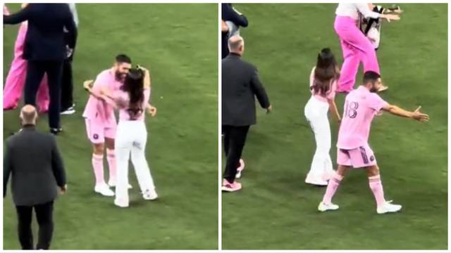 VIDEO Messijeva supruga se zabunila i potrčala u zagrljaj njegovom suigraču Jordiju
