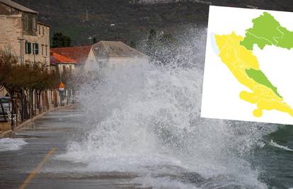Alarm zbog jakog juga za cijeli Jadran. Stiže nova obilna kiša, a temperature na proljetnih 18°C