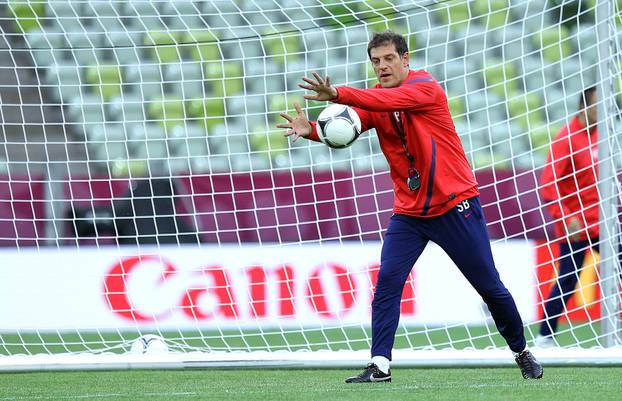 Gdanjsk: Trening hrvatske nogometne reprezentacije u u Areni Gdanjsk