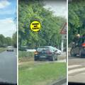 UPS, KRIVO SKRETANJE Majstor u Golfu umislio da je tramvaj! Pogledajte snimku iz Zagreba