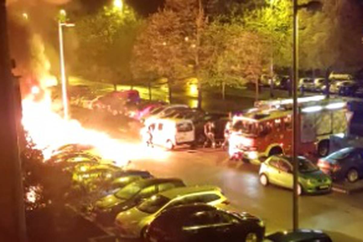 VIDEO Pogledajte trenutak eksplozije na Jarunu: 'Dijelovi automobila letjeli su naokolo'