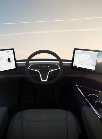 Undated handout image of the interior of the Tesla Semi