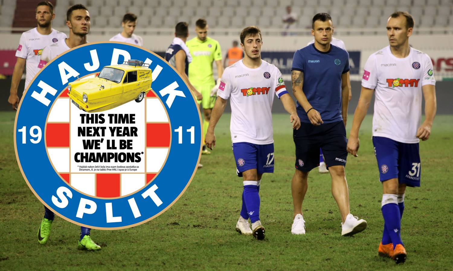 Hajduka trese kriza: This time next year we will be champions