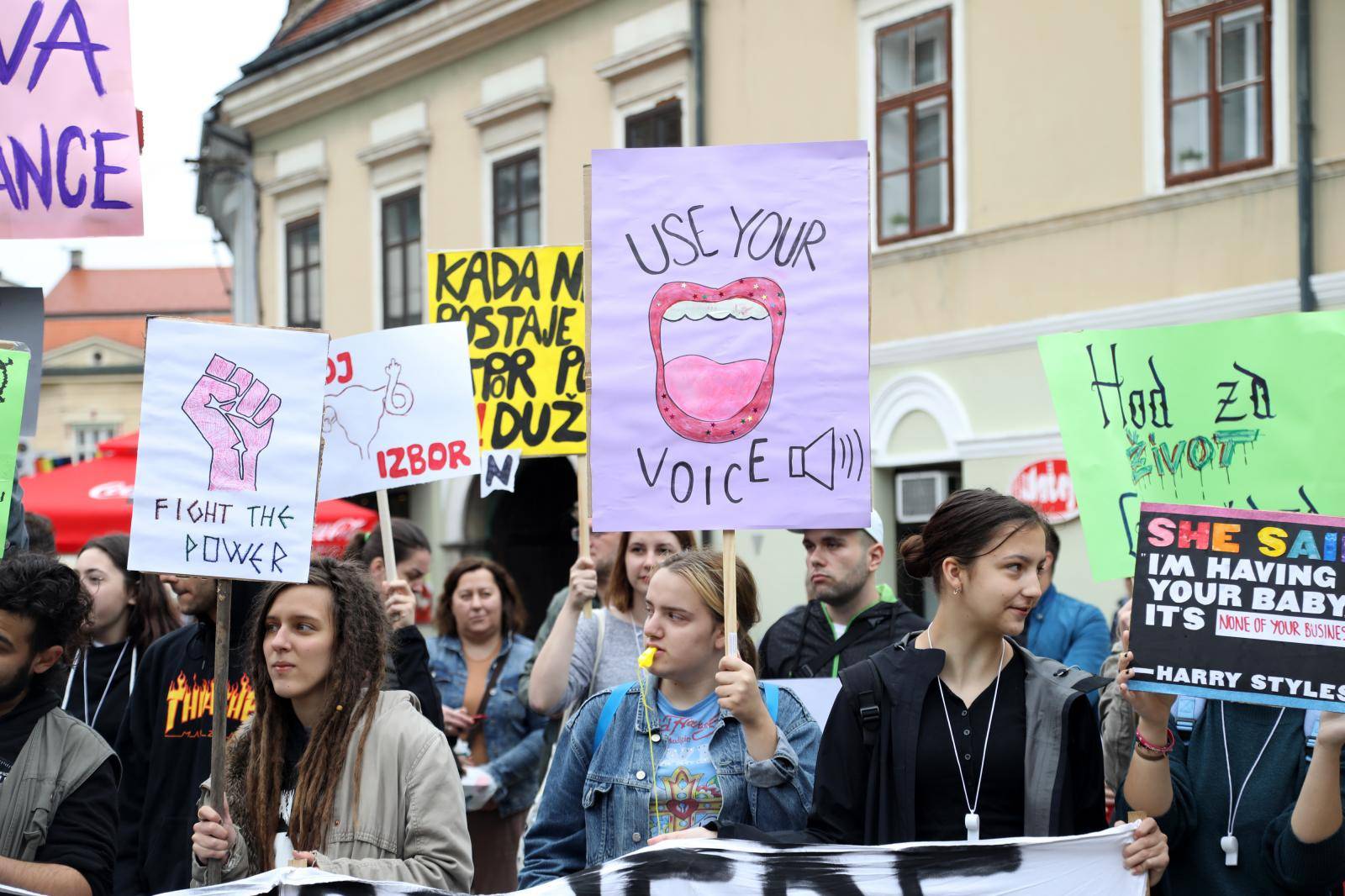 Sisak: Protuprosvjed Hod za slobodu