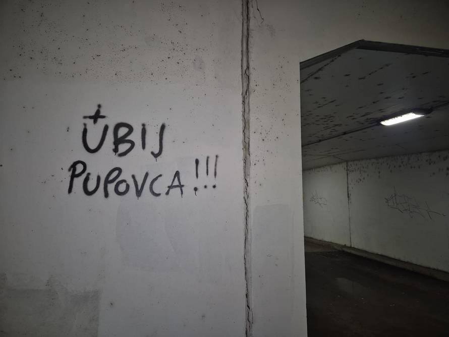 Prijetnje smrću: Kod osnovne škole u Zagrebu osvanuo grafit 'Ubij Pupovca'. Javilo se vijeće