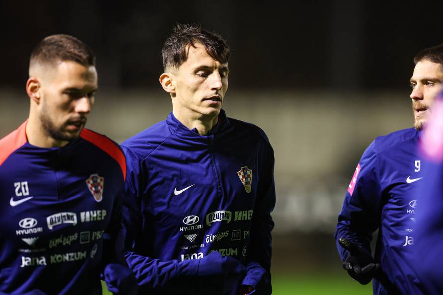 Zagreb: Trening hrvatske nogometne reprezentacije uoči utakmice Lige nacija protiv Škotske