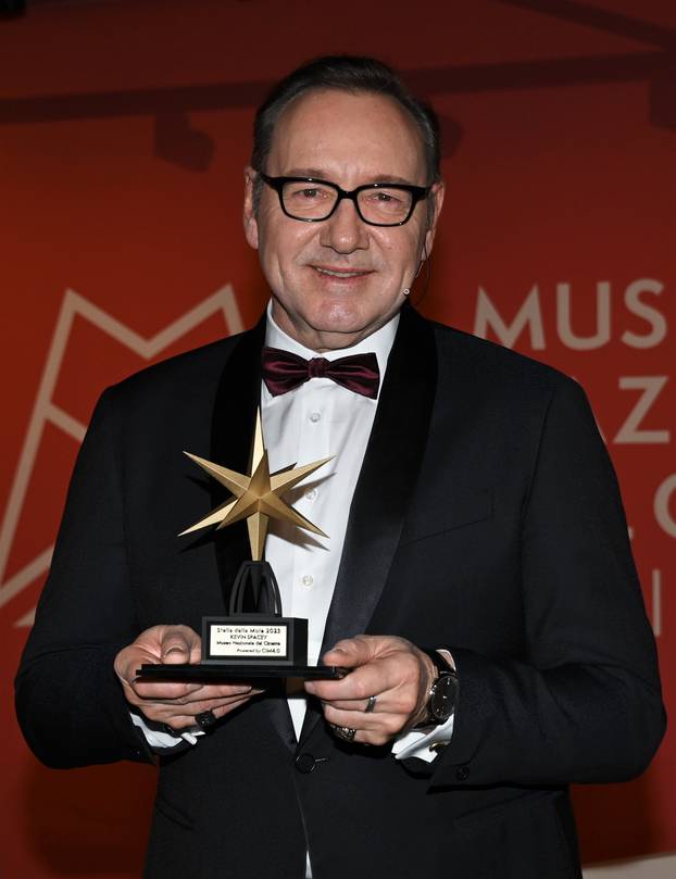 Turin,Italy Kevin Spacey Stella della Mole Award at the National Cinema Museum