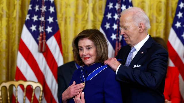 FILE PHOTO: U.S. President Biden holds the Presidential Medal of Freedom ceremony at the White House in Washington