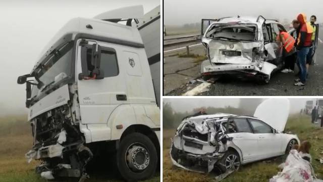 VIDEO Užas na A3: U sudaru četiri auta i kamiona kod Ivanić Grada ozlijeđeno je čak 11 ljudi
