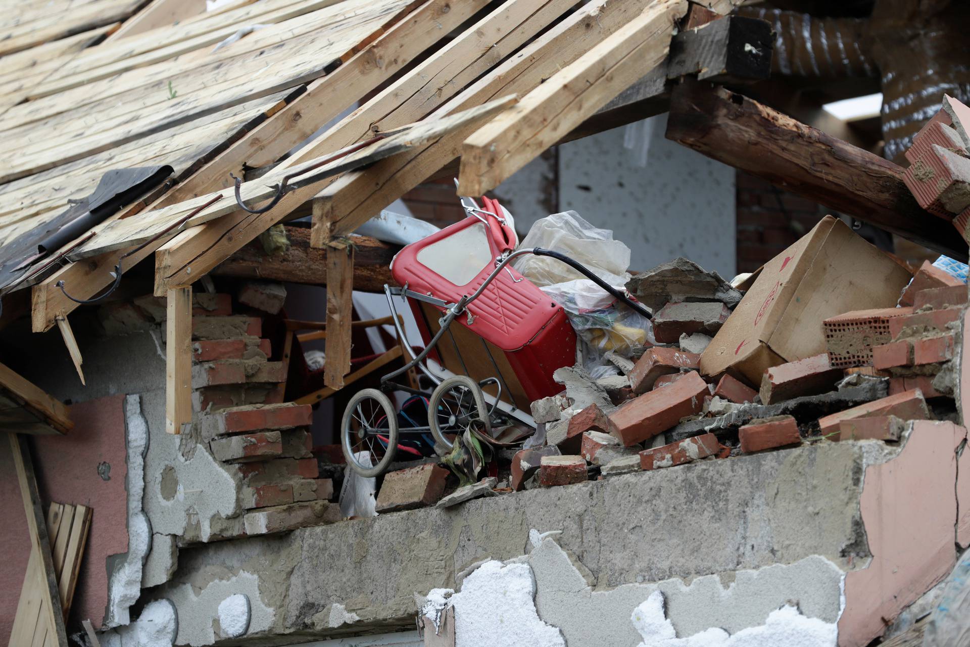 Aftermath of rare tornado in Czech Republic