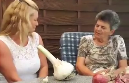 Gigant u vrtu: Baka Veronika uzgojila češnjak od kilograma