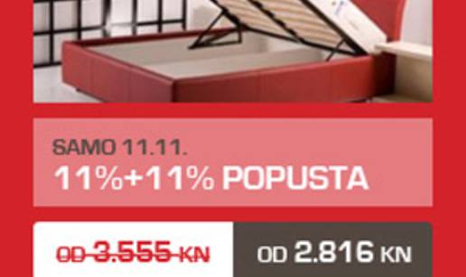 Samo 11.11.2011. iskoristite 11+11% popusta u Meblu