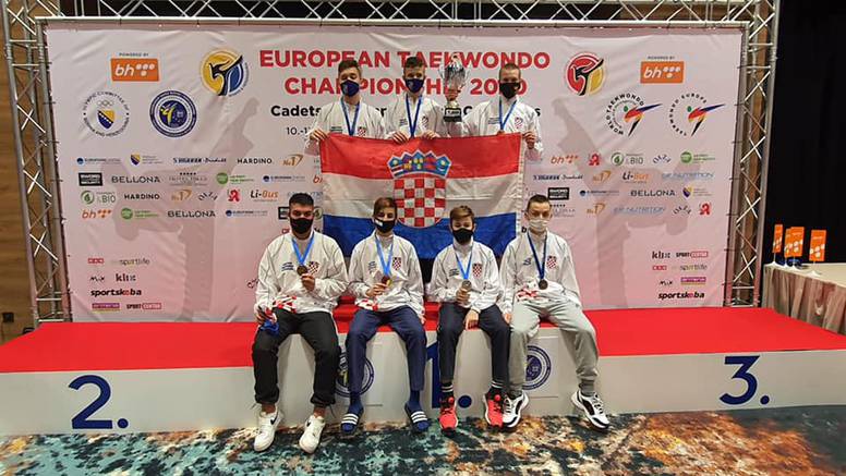 Hrvatski taekwondoaši vraćaju se iz Sarajeva sa sedam medalja