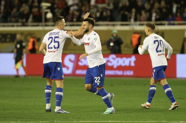 Split: HNK Hajduk i HNK Gorica u utakmici 17. kola Prve HNL