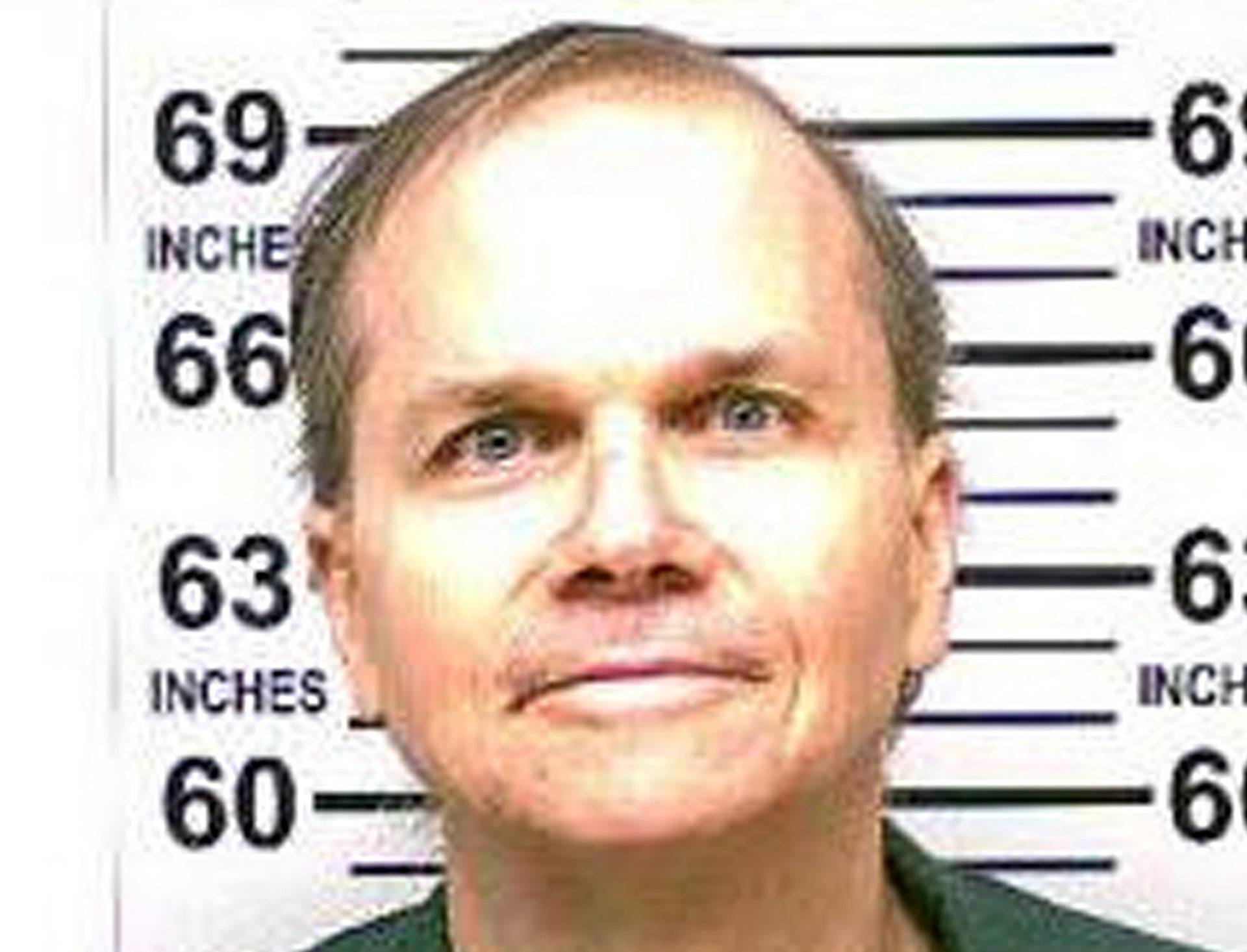 New York State Department of Corrections and Community Supervision 2018 photo of Mark David Chapman who murdered John Lennon in 1980