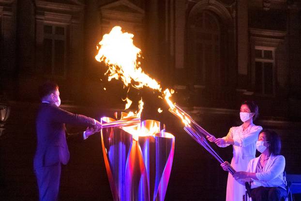 Tokyo 2020 Paralympic flame lighting ceremony in Tokyo