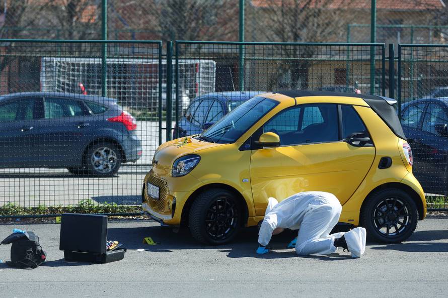 Zagreb: Policijski očevid u Dubravi gdje je jutros došlo do pucnjave