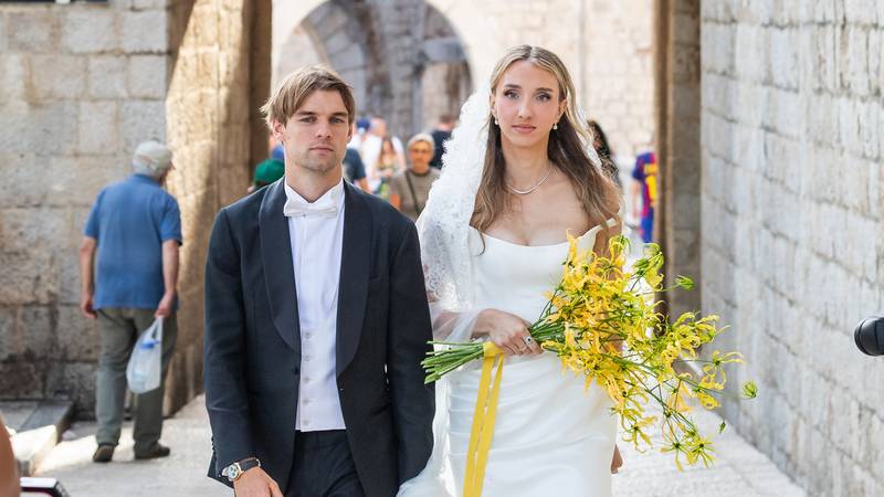 FOTO U Dubrovniku se vjenčali Borna Sosa i Ivona Šimunović