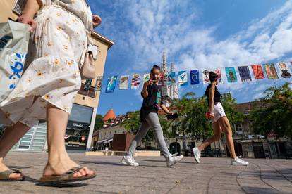 Čak 260 umjetničkih zastavica vijori se središtem Zagreba