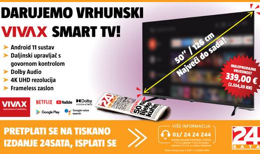 Pretplatite se na 24 mjeseca i darujemo vrhunski VIVAX SMART TV 50''/ 126 cm!