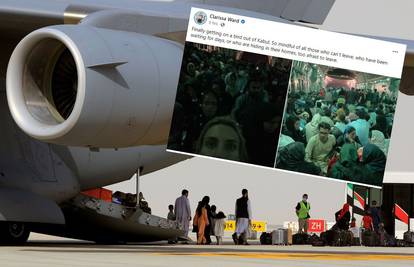 CNN-ova novinarka u avionu s 300 ljudi napustila Afganistan: 'Mi smo ti koji smo imali sreće'