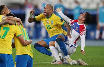 Neymar preživio 'batine', Brazil i Peru izborili su polufinale Cope