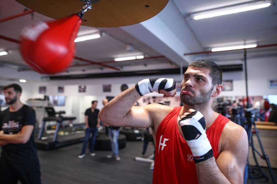 Zagreb: Otvoreni trening Filipa Hrgovića pred subotnju borbu protiv Ytalo Perea