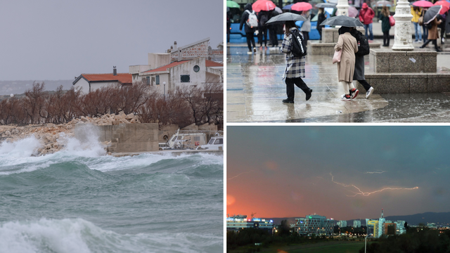 Velika promjena vremena je na vidiku u cijeloj Hrvatskoj:  Kiša, pljuskovi, grmljavina, jugo..