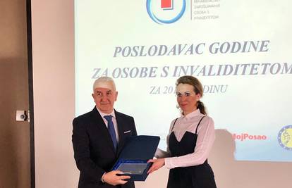 Nagrada „Poslodavac godine za osobe s invaliditetom“