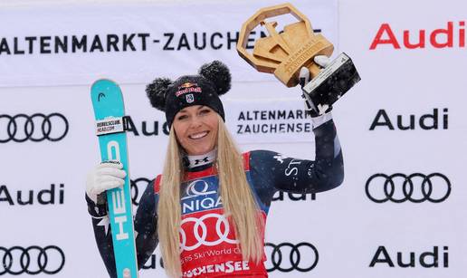Nezaustavljiva Lindsey Vonn je opet na vrhu postolja u Austriji