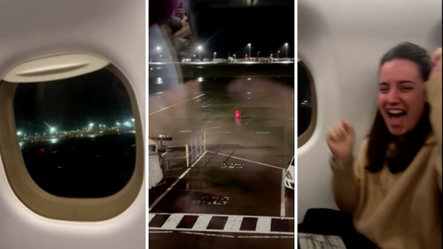VIDEO Oluja Isha izazvala kaos u zračnim lukama: Avion jedva sletio, vjetar nosi kofere po pisti
