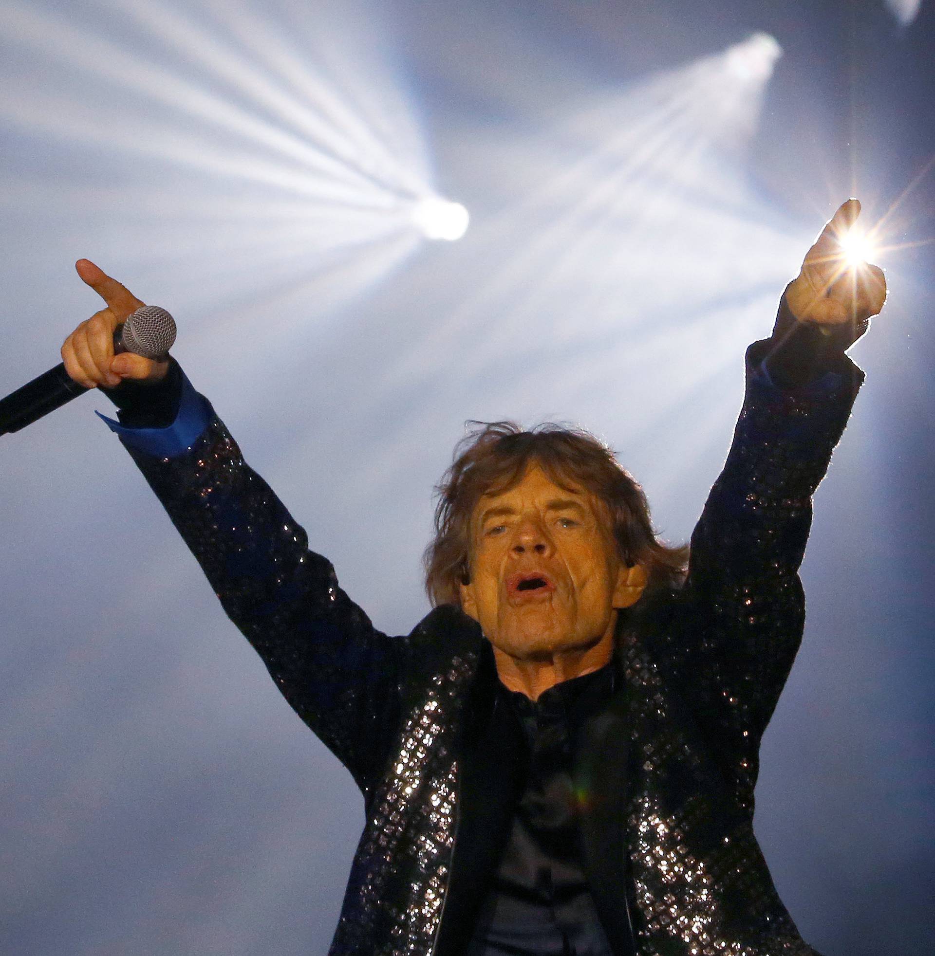 Jagger of the Rolling Stones performs at Letzigrund stadium in Zurich