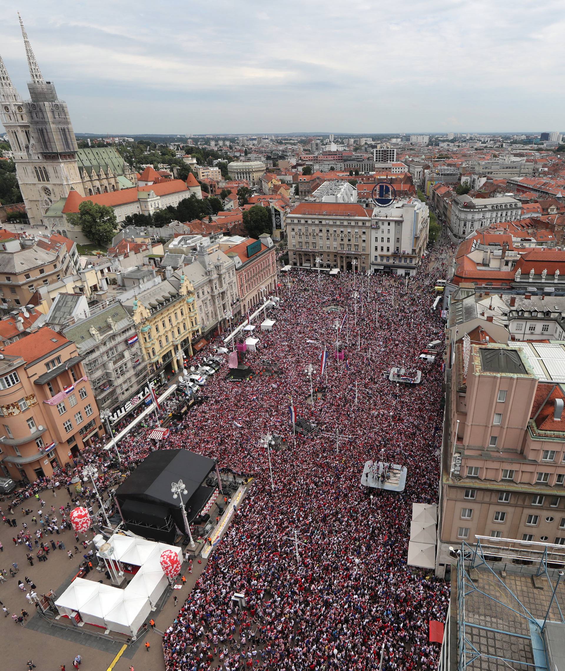 World Cup - The Croatia team return from the World Cup in Russia