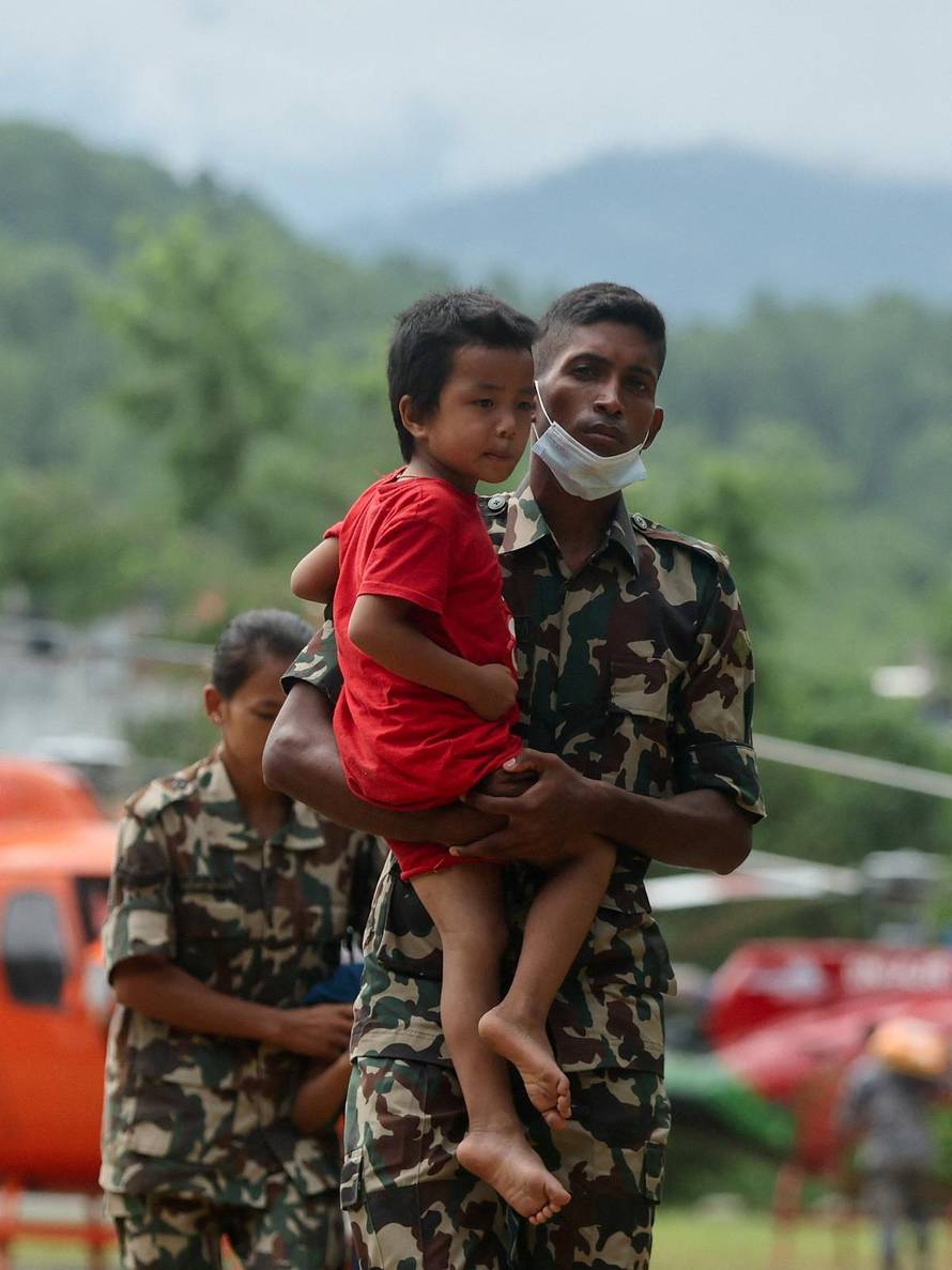 Aftermath of deadly flash floods and mudslides in Nepal