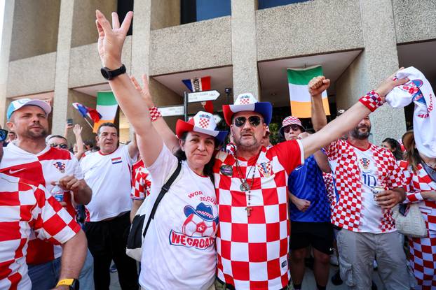 SP 2026 Dallas: Velika povorka hrvatskih navijača u Dallasu uoči utakmice Engleske i Hrvatske na Svjetskom prvenstvu