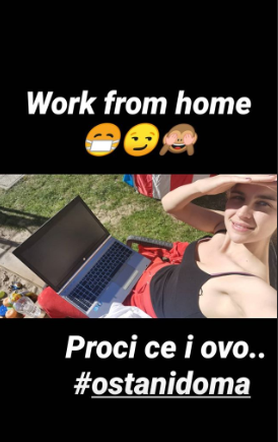 Iako mora u studio, dio posla Doris uspije napraviti i od kuće