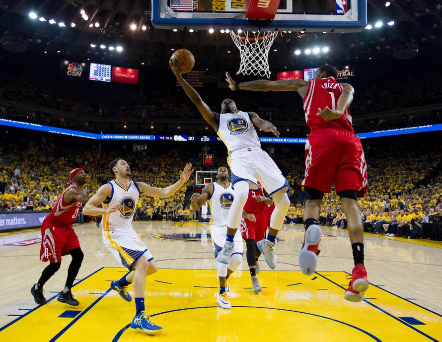 NBA: Playoffs-Houston Rockets at Golden State Warriors