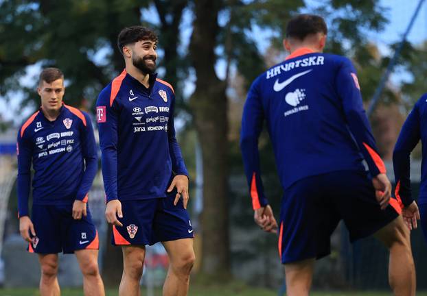 Zagreb: Trening nogometnih reprezentativaca uoči utakmice sa Škotskom