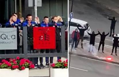 Video: Boysi stigli u Villarreal i navijali pred hotelom s igračima