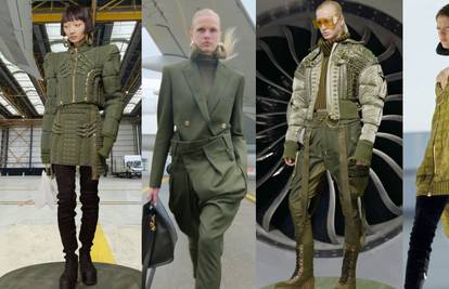 Novi Balmain: Vojnički kaputi, moćni neoni i svemirska odijela
